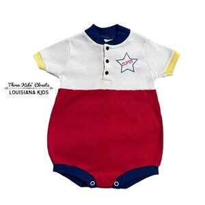 Vintage Toddletime Sz 1 Super Star Romper